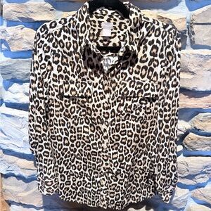 Chico's Animal Print Blouse